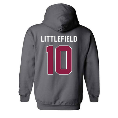 EKU - NCAA Baseball : Dylan Littlefield - Classic Shersey Hooded Sweatshirt-1
