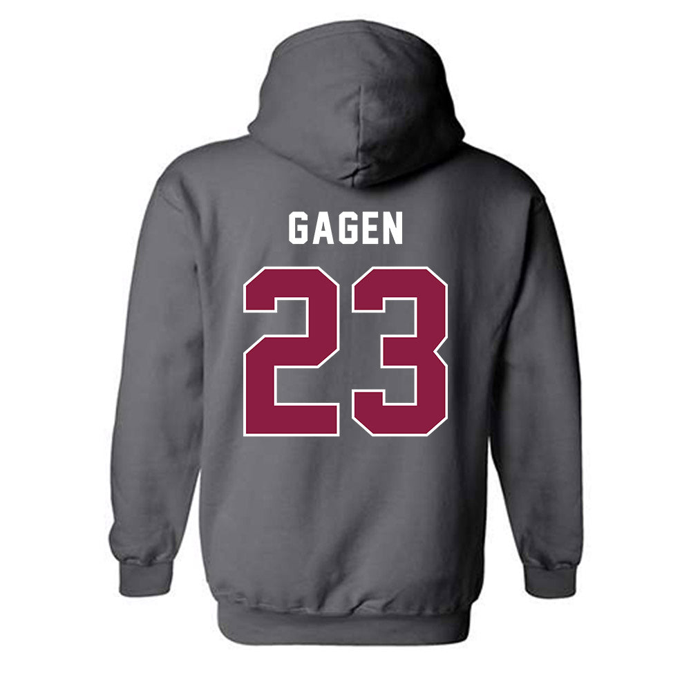 EKU - NCAA Baseball : Bradley Gagen - Classic Shersey Hooded Sweatshirt-1