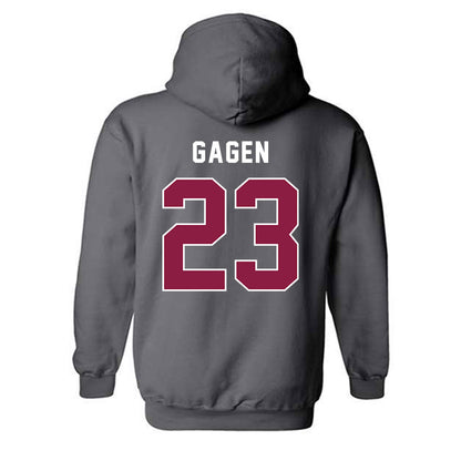 EKU - NCAA Baseball : Bradley Gagen - Classic Shersey Hooded Sweatshirt-1