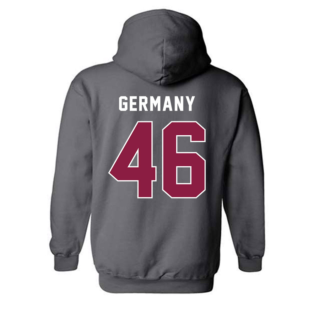 EKU - NCAA Football : Leland Germany - Classic Shersey Hooded Sweatshirt-1