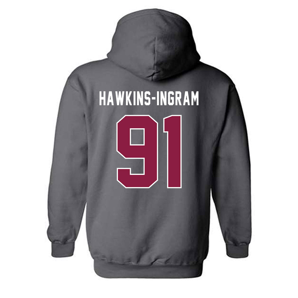 EKU - NCAA Football : Daviyon Hawkins-Ingram - Classic Shersey Hooded Sweatshirt-1