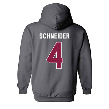 EKU - NCAA Baseball : Cade Schneider - Classic Shersey Hooded Sweatshirt-1