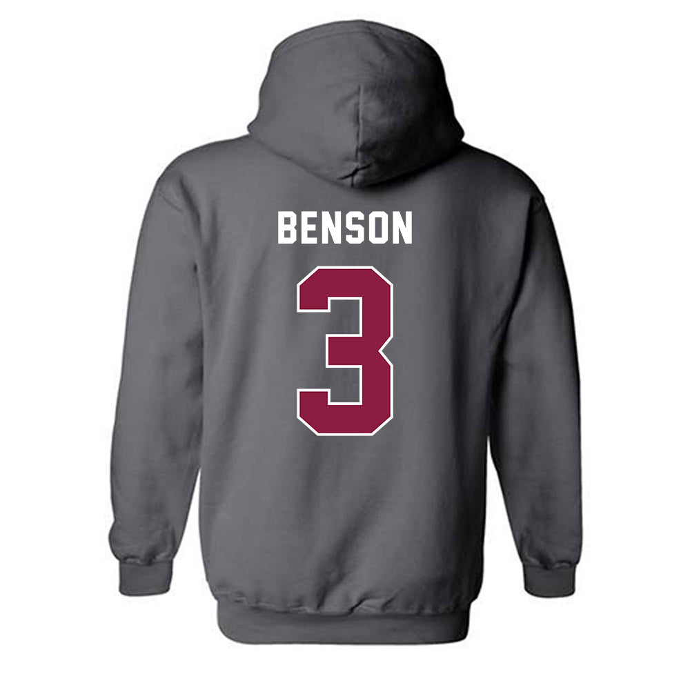 EKU - NCAA Baseball : Kobe Benson - Classic Shersey Hooded Sweatshirt-1