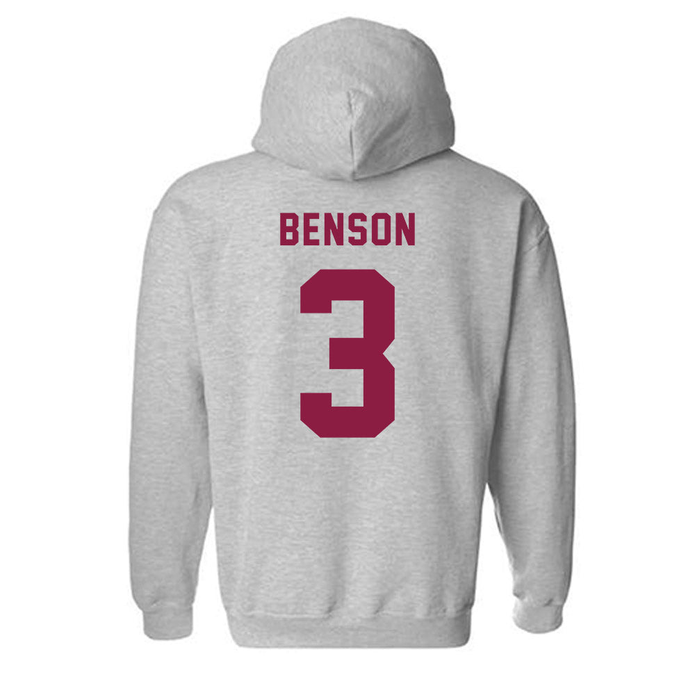 EKU - NCAA Baseball : Kobe Benson - Classic Shersey Hooded Sweatshirt-1