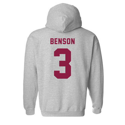 EKU - NCAA Baseball : Kobe Benson - Classic Shersey Hooded Sweatshirt-1