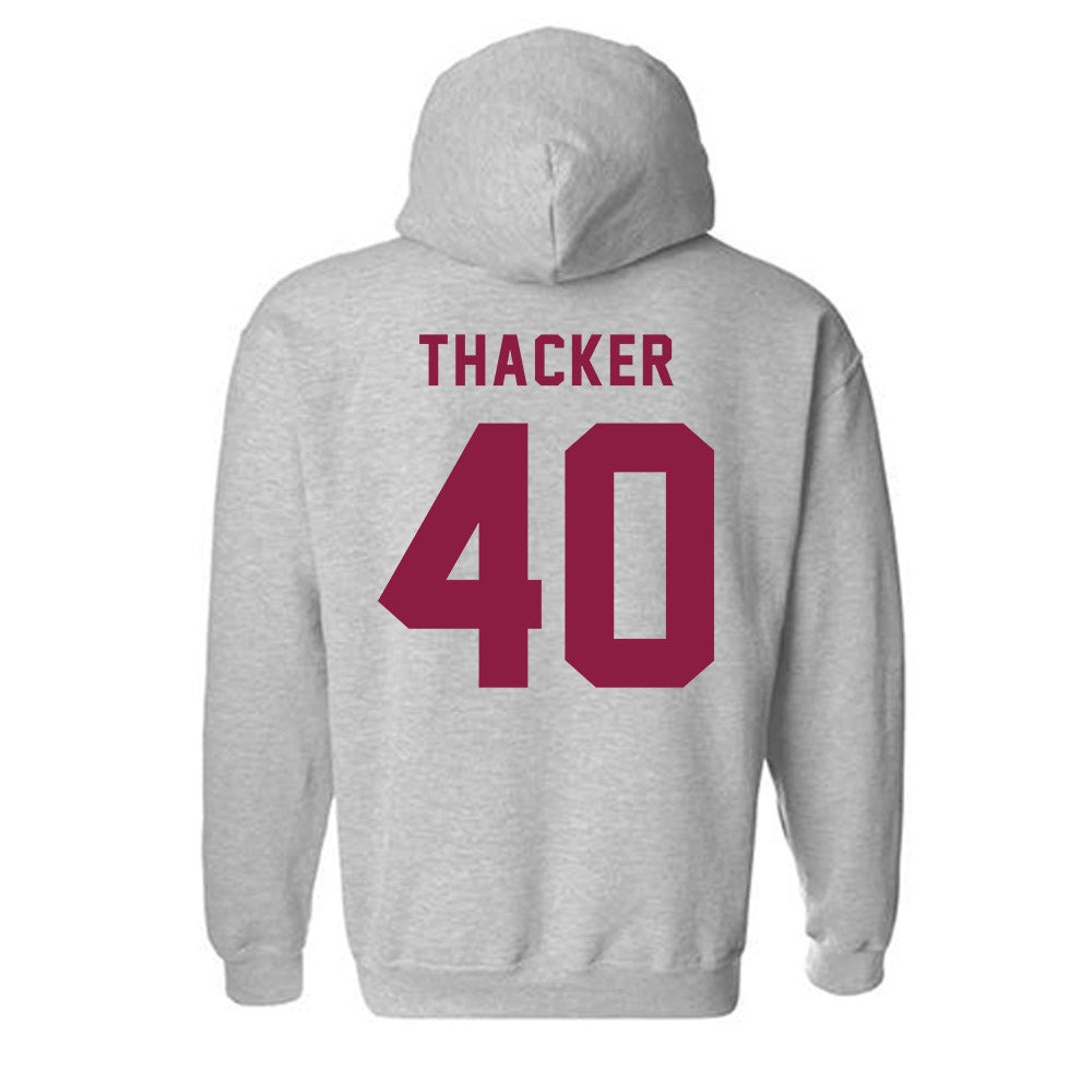 EKU - NCAA Football : Doug Thacker - Classic Shersey Hooded Sweatshirt-1