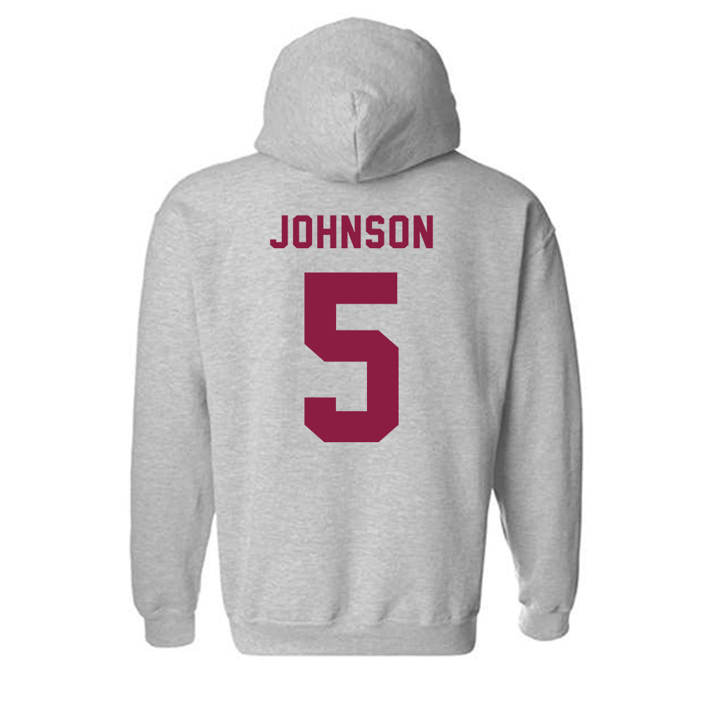 EKU - NCAA Baseball : Ryan Johnson - Classic Shersey Hooded Sweatshirt-1