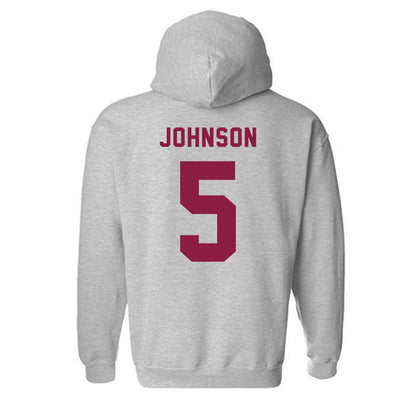 EKU - NCAA Baseball : Ryan Johnson - Classic Shersey Hooded Sweatshirt-1