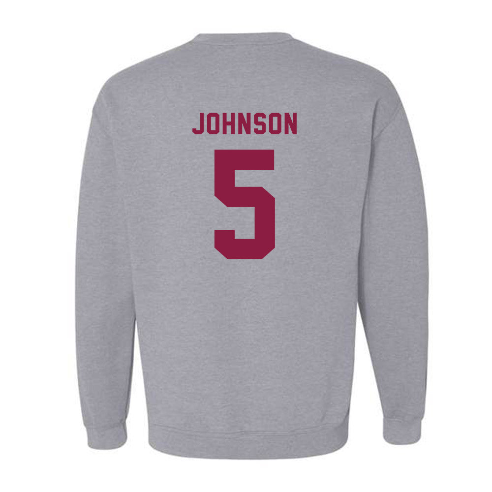 EKU - NCAA Baseball : Ryan Johnson - Classic Shersey Crewneck Sweatshirt-1