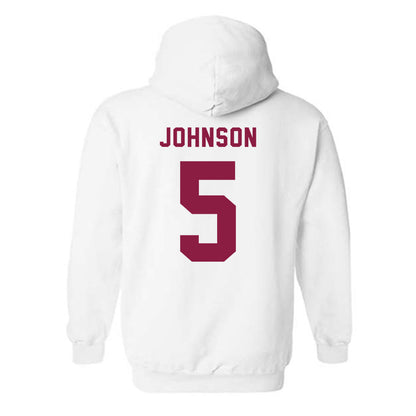 EKU - NCAA Baseball : Ryan Johnson - Classic Shersey Hooded Sweatshirt-1