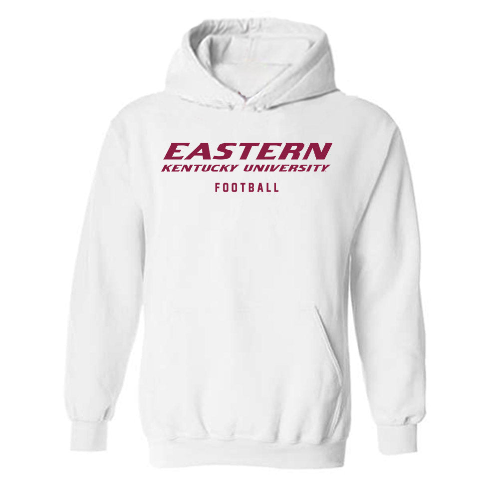 EKU - NCAA Football : Brayden Latham - Classic Shersey Hooded Sweatshirt-0