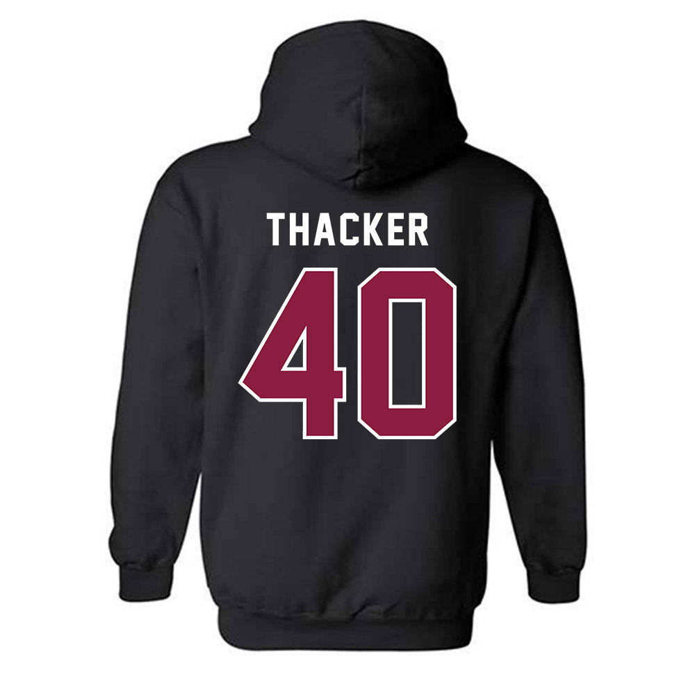 EKU - NCAA Football : Doug Thacker - Classic Shersey Hooded Sweatshirt-1