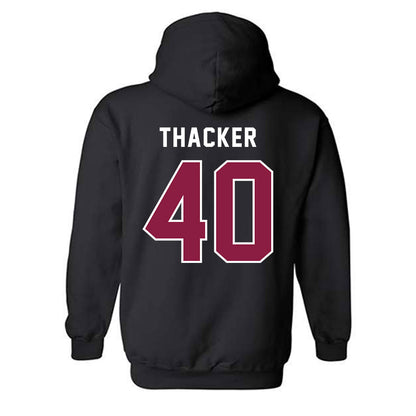 EKU - NCAA Football : Doug Thacker - Classic Shersey Hooded Sweatshirt-1