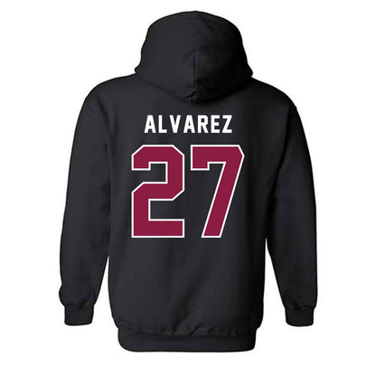 EKU - NCAA Baseball : David Alvarez - Classic Shersey Hooded Sweatshirt-1