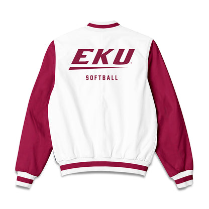EKU - NCAA Softball : Jordan Smith - Bomber Jacket-1