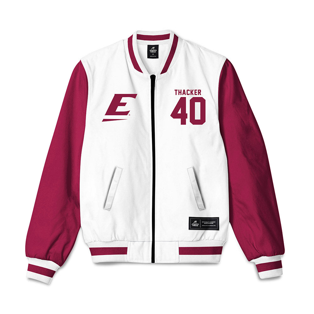 EKU - NCAA Football : Doug Thacker - Bomber Jacket-0