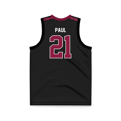 EKU - NCAA Men's Basketball : Yvens Paul - Black Basketball Jersey-1