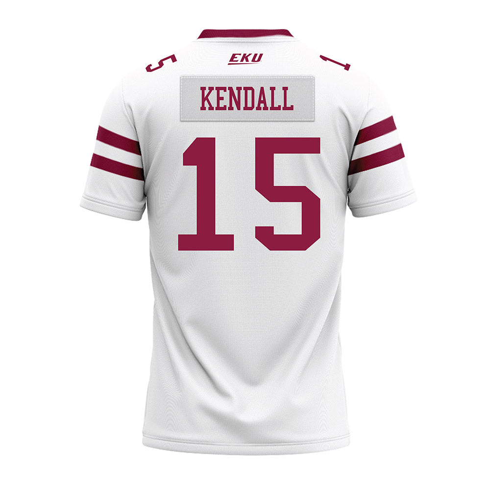 EKU - NCAA Football : Blake Kendall - White Premium Football Jersey-1
