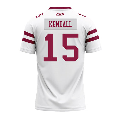 EKU - NCAA Football : Blake Kendall - White Premium Football Jersey-1