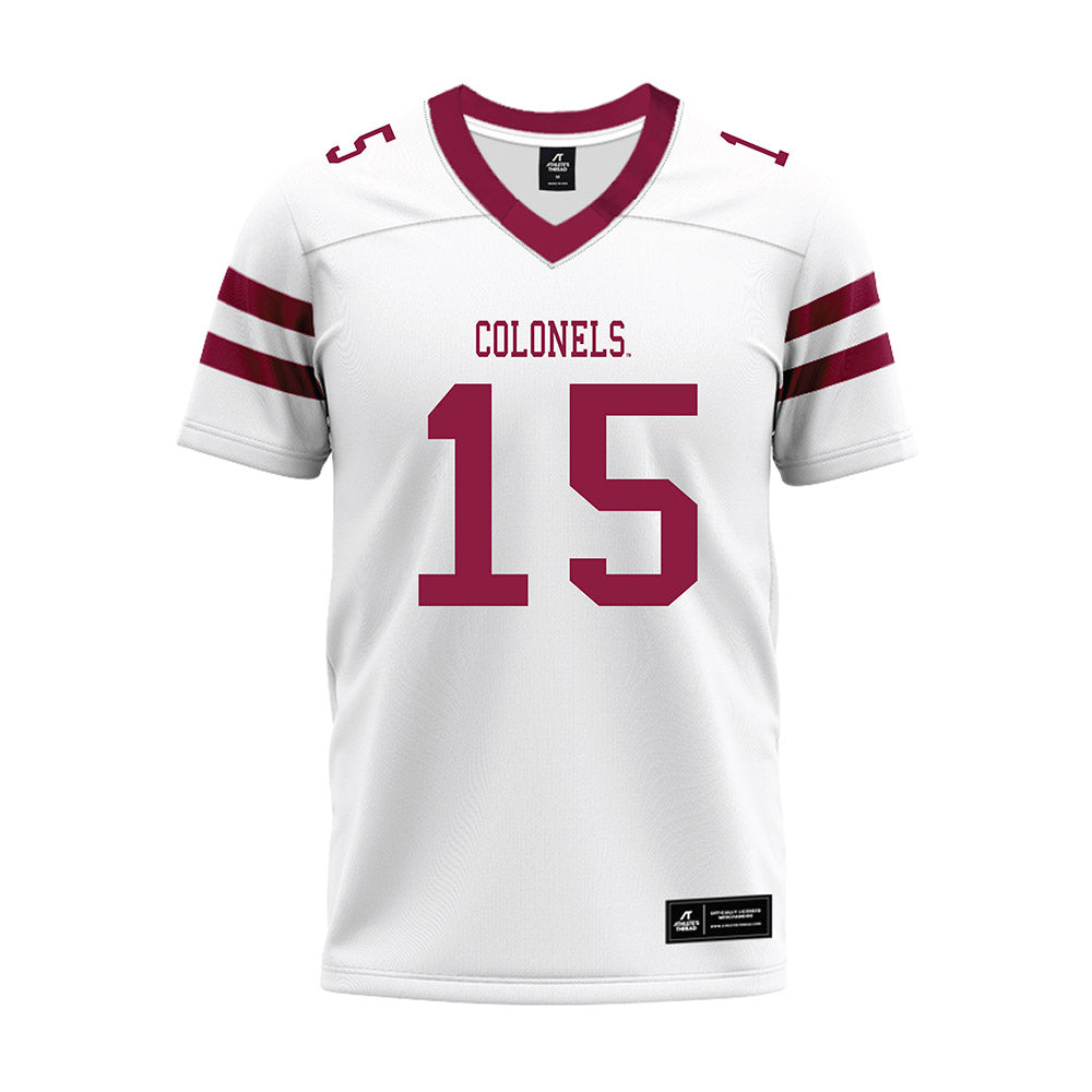 EKU - NCAA Football : Blake Kendall - White Premium Football Jersey-0