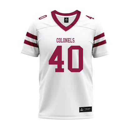 EKU - NCAA Football : Doug Thacker - White Premium Football Jersey-0