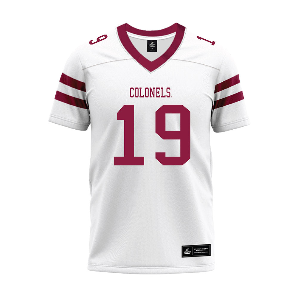 EKU - NCAA Football : Amontez Woolfolk - White Premium Football Jersey-0