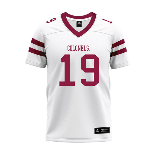 EKU - NCAA Football : Amontez Woolfolk - White Premium Football Jersey-0