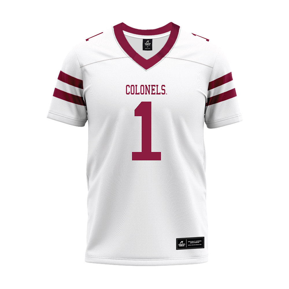 EKU - NCAA Football : Kaden Smith - White Premium Football Jersey-0