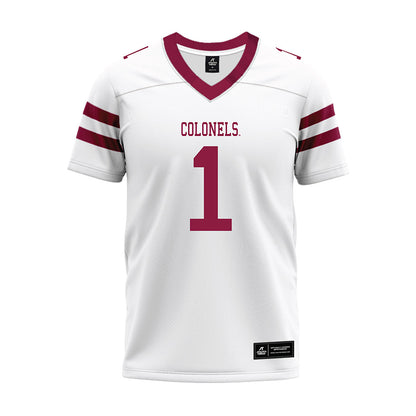 EKU - NCAA Football : Kaden Smith - White Premium Football Jersey-0