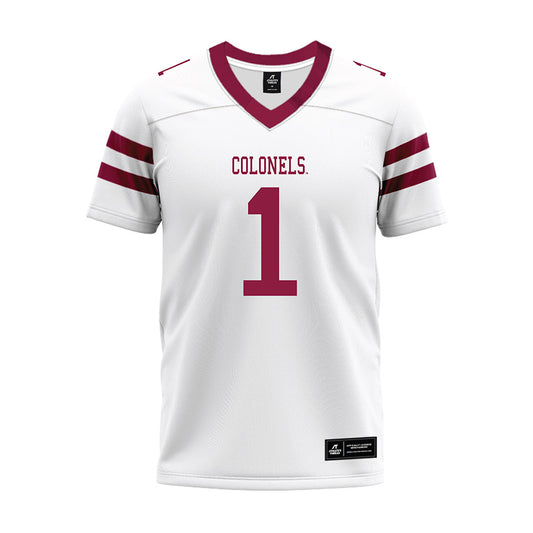 EKU - NCAA Football : Kaden Smith - White Premium Football Jersey-0