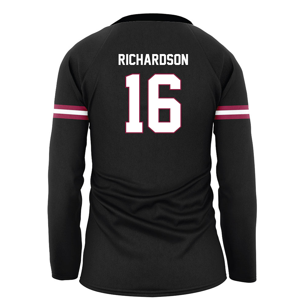 EKU - NCAA Women's Volleyball : Sophia Richardson - Black Volleyball Jersey-1