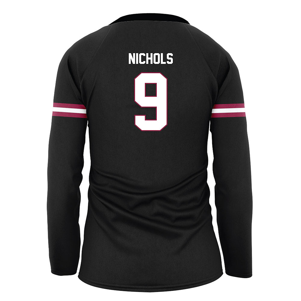 EKU - NCAA Women's Volleyball : Josie Nichols - Black Volleyball Jersey-1