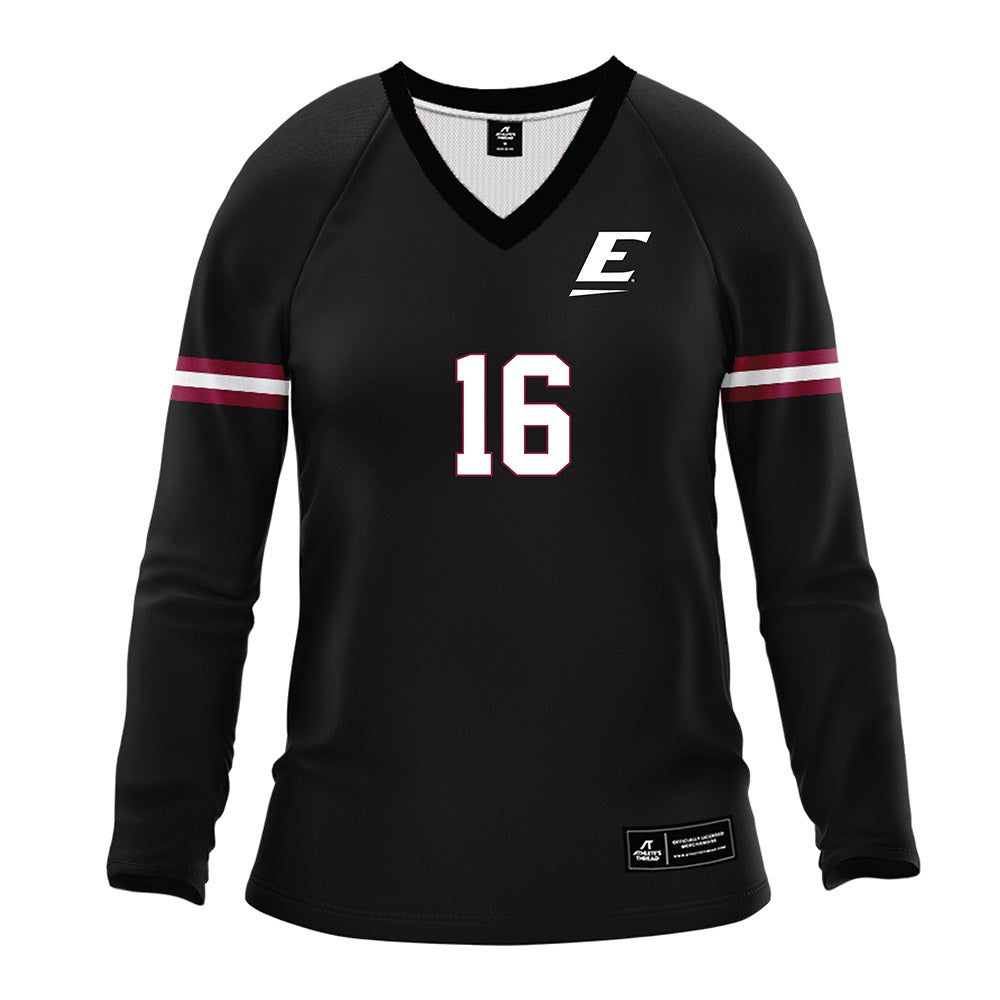 EKU - NCAA Women's Volleyball : Sophia Richardson - Black Volleyball Jersey-0