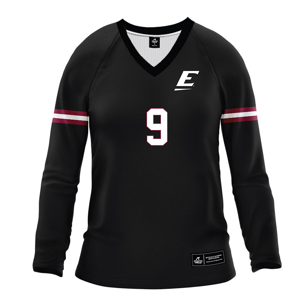 EKU - NCAA Women's Volleyball : Josie Nichols - Black Volleyball Jersey-0