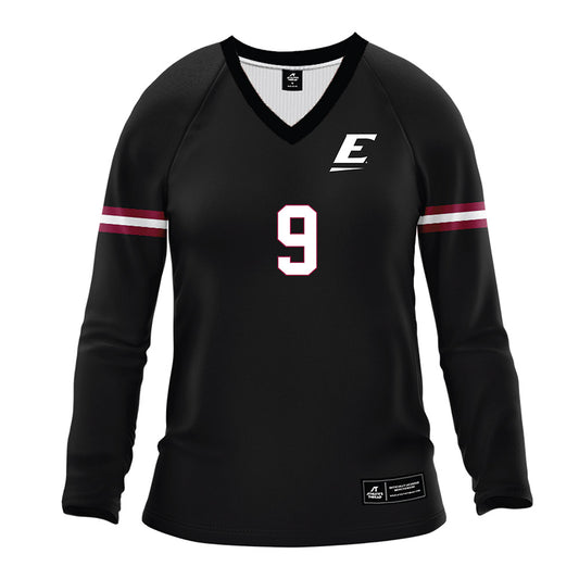 EKU - NCAA Women's Volleyball : Josie Nichols - Black Volleyball Jersey-0