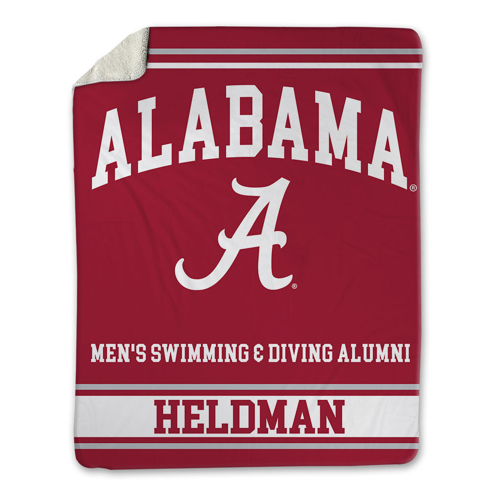 Alabama - Men's Swimming & Diving Alumni : Evan Heldman - Blanket-0