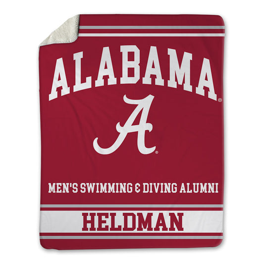 Alabama - Men's Swimming & Diving Alumni : Evan Heldman - Blanket-0