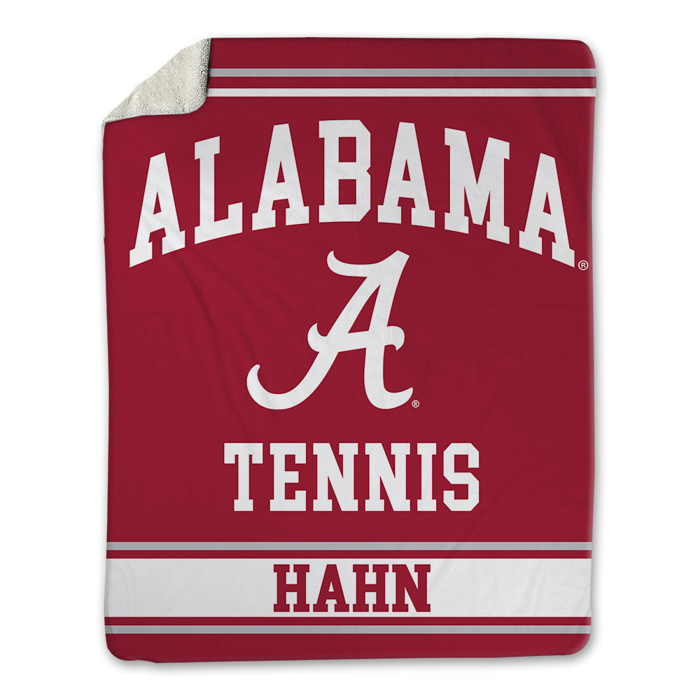 Alabama - Men's Tennis Alumni : Gregg Hahn - Blanket-0