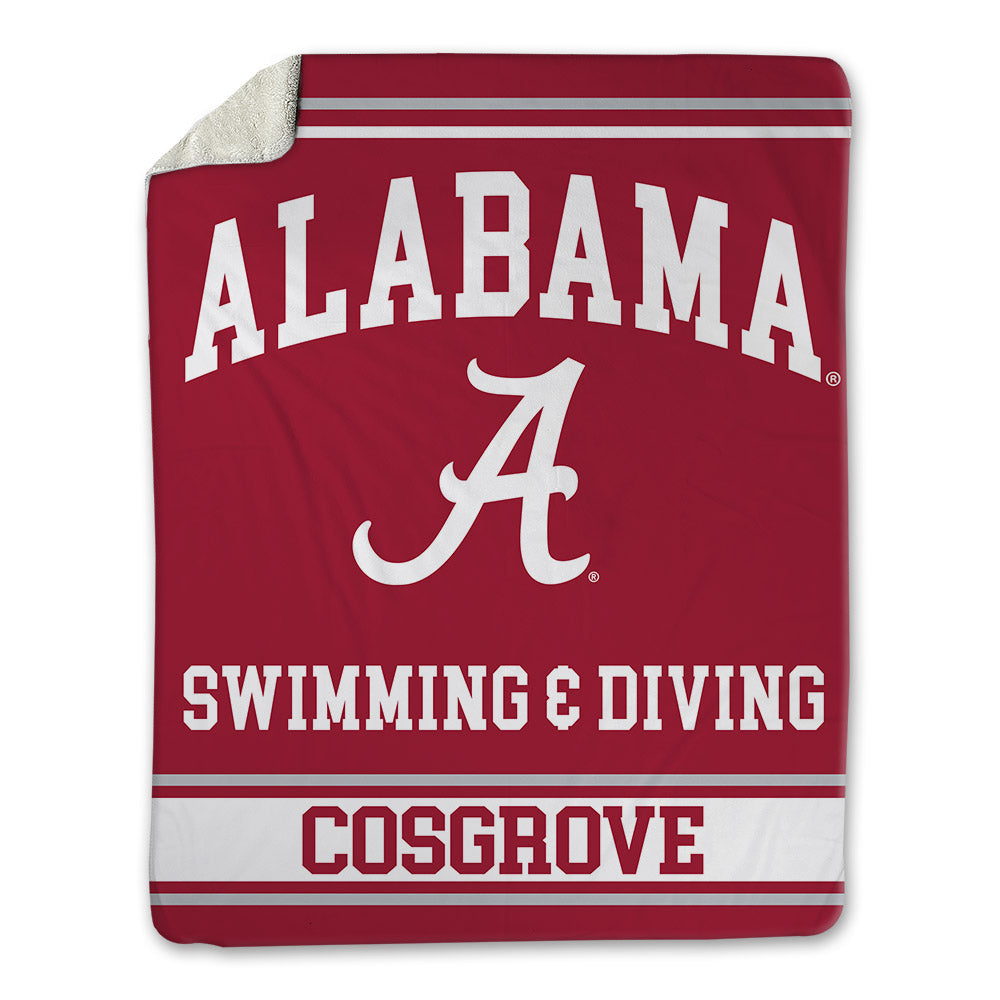 Alabama - NCAA Men's Swimming & Diving : Colin Cosgrove - Blanket-0
