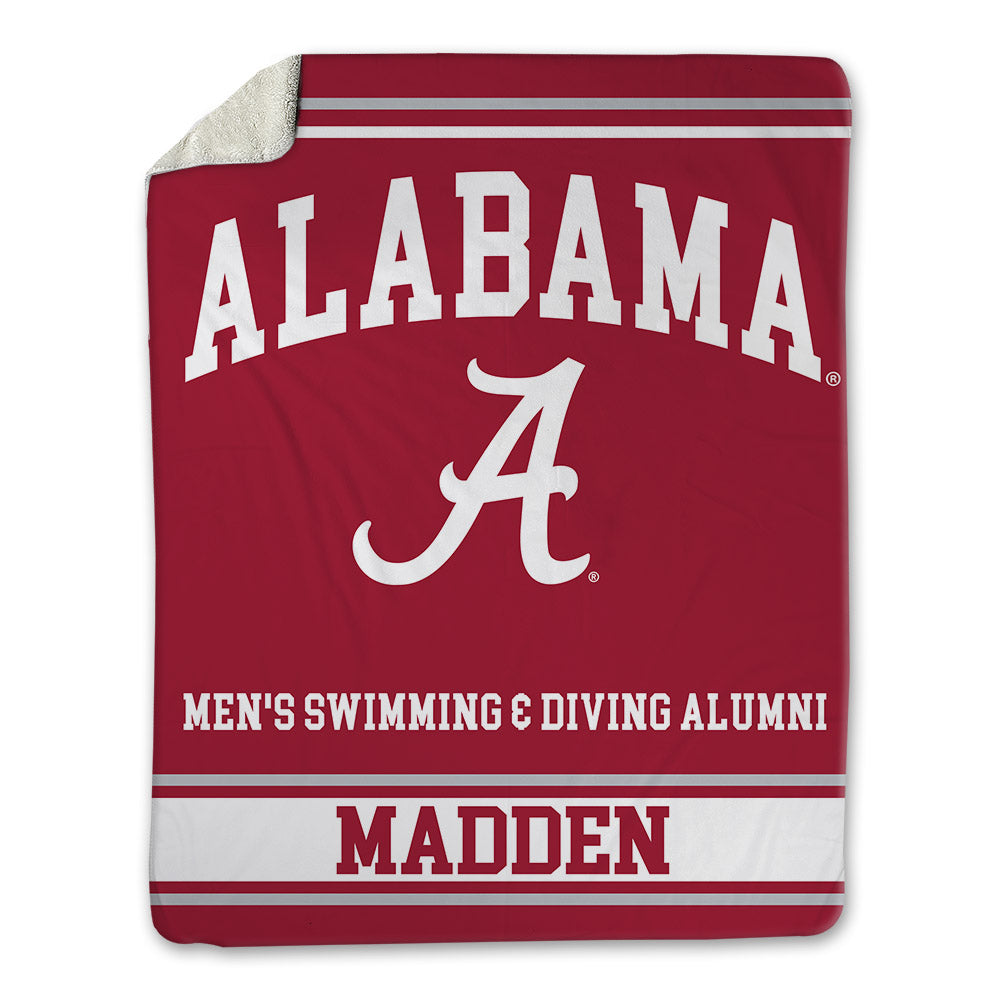 Alabama - Men's Swimming & Diving Alumni : Carl Madden - Blanket-0