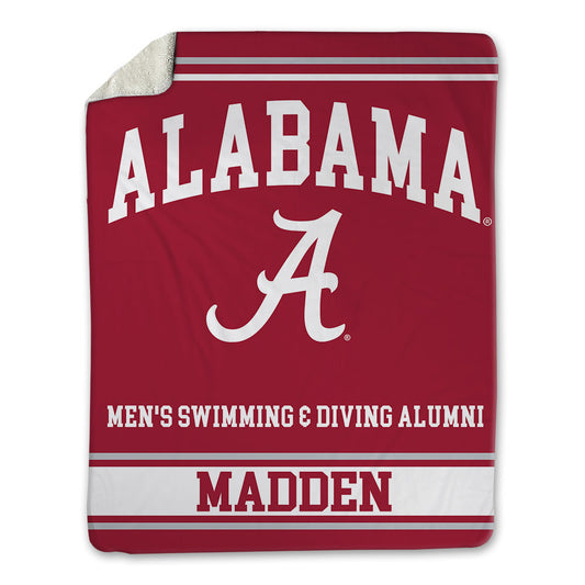 Alabama - Men's Swimming & Diving Alumni : Carl Madden - Blanket-0