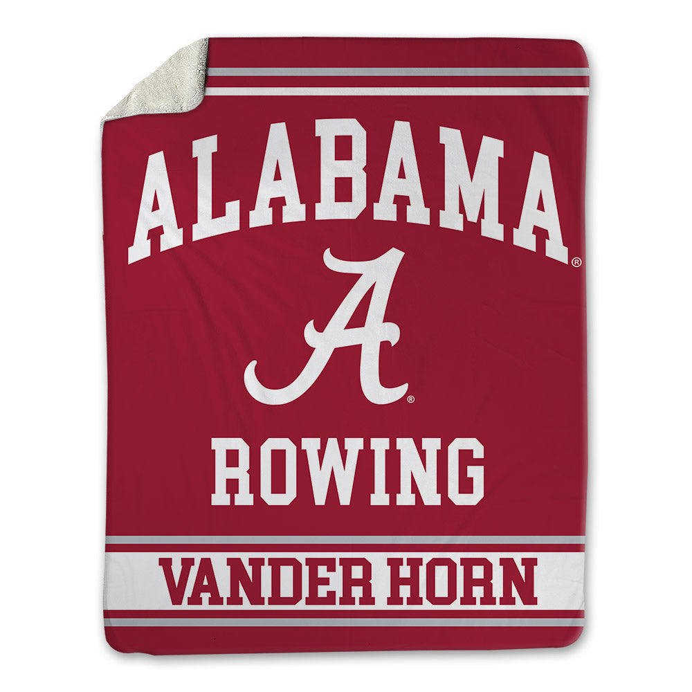 Alabama - NCAA Women's Rowing : Taylor Vander Horn - Blanket-0