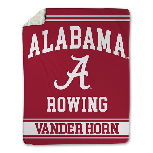 Alabama - NCAA Women's Rowing : Taylor Vander Horn - Blanket-0