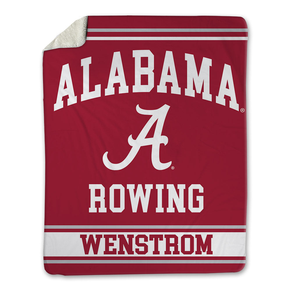 Alabama - NCAA Women's Rowing : Sydney Wenstrom - Blanket-0