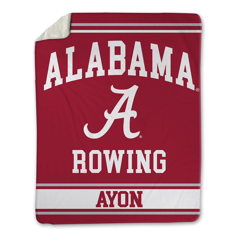 Alabama - NCAA Women's Rowing : Mackenzie Ayon - Blanket-0