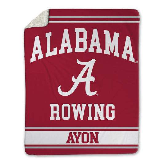 Alabama - NCAA Women's Rowing : Mackenzie Ayon - Blanket-0