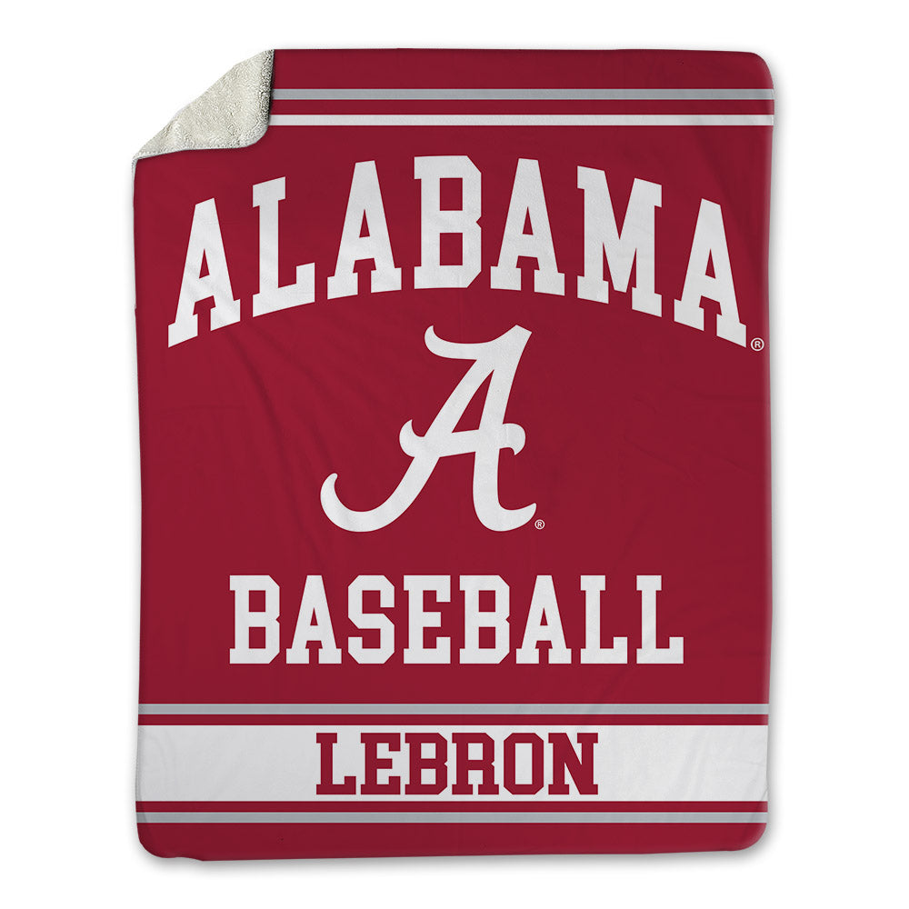 Alabama - NCAA Baseball : Justin Lebron - Blanket-0