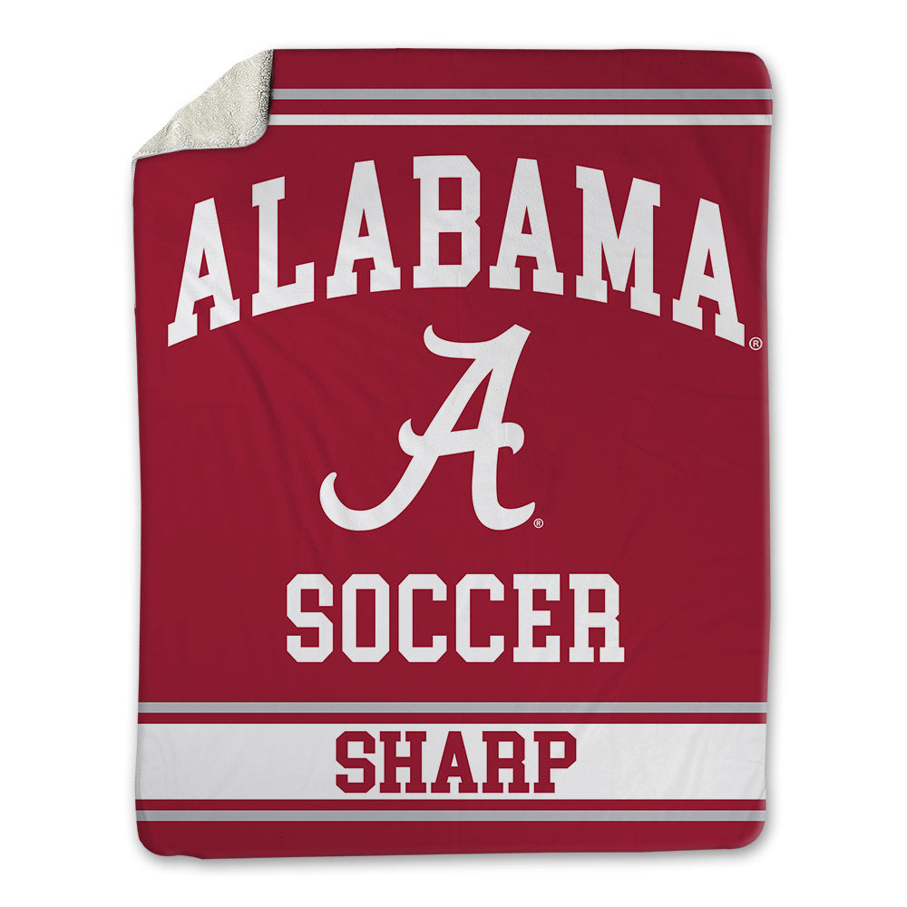 Alabama - NCAA Women's Soccer : Ulla Sharp - Blanket-0