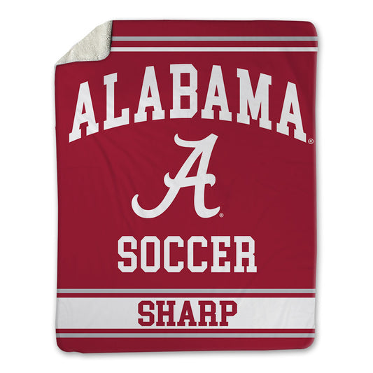 Alabama - NCAA Women's Soccer : Ulla Sharp - Blanket-0