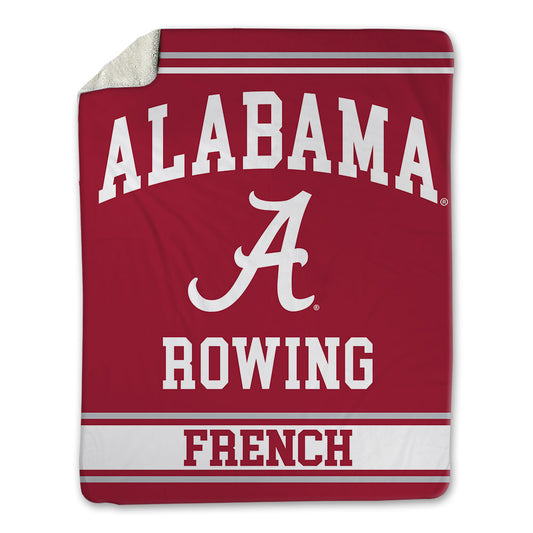 Alabama - NCAA Women's Rowing : Dani French - Blanket-0